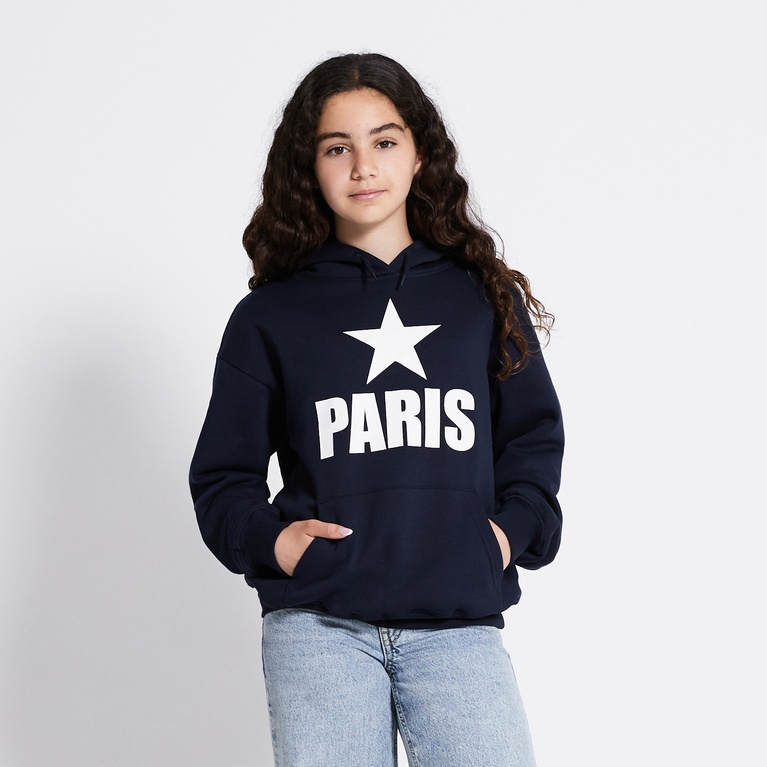 Printed hoodie "Smilla" Navy 4