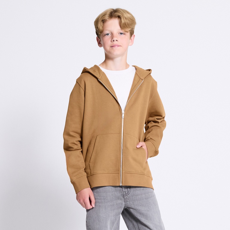Zip hoodie "Tom star" Toffee
