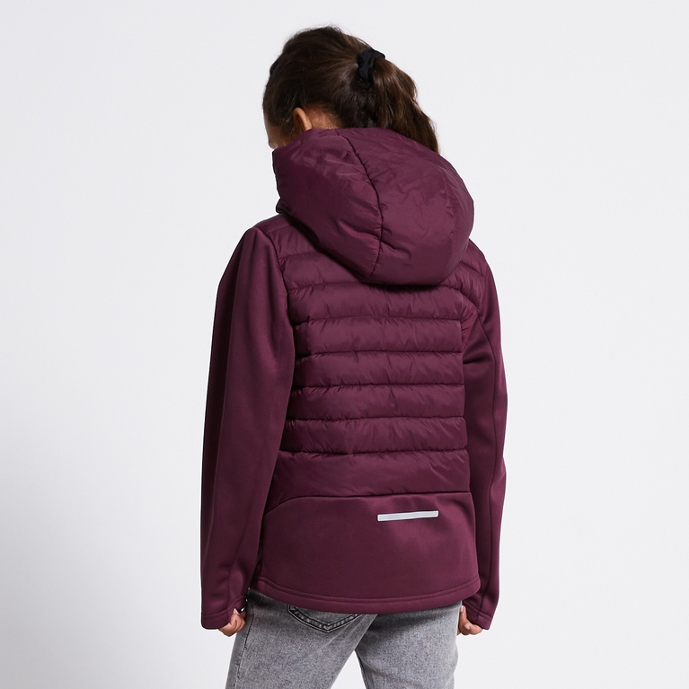 Hybrid jacket "Edsbyn" Aubergine
