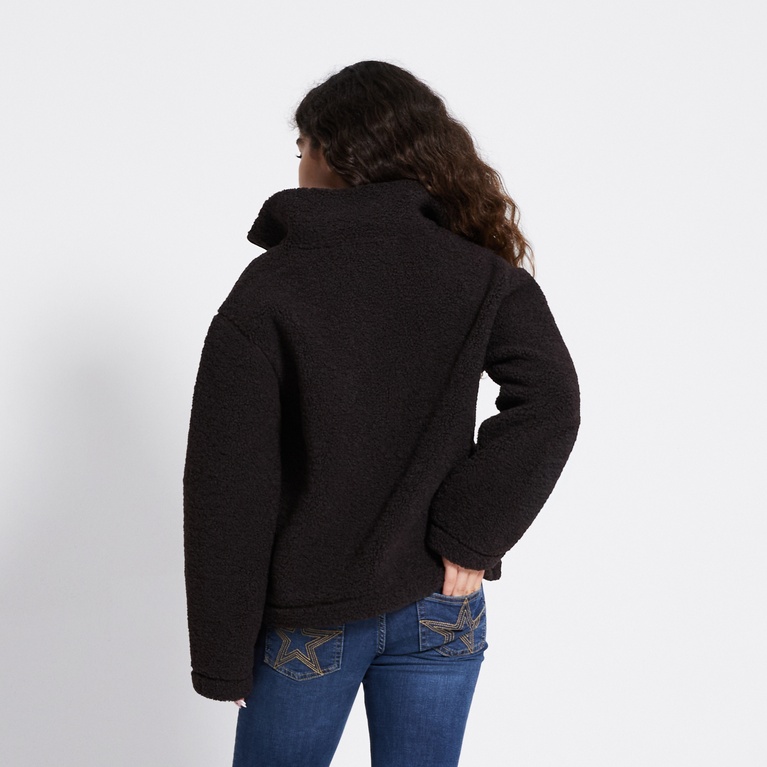 Pile jacket "Maxime star" Brown