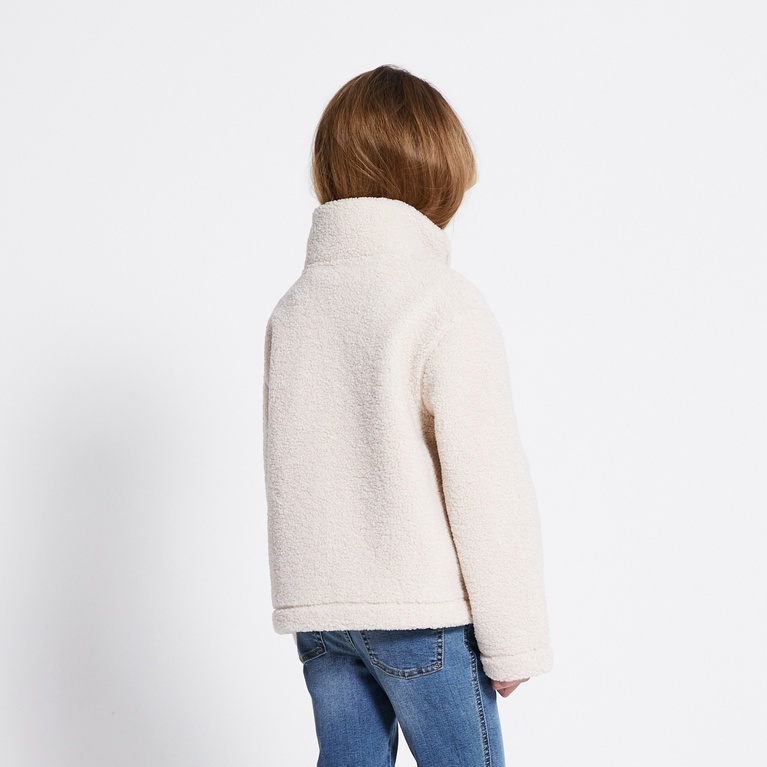 Pile jacket "Maxime star" White 2