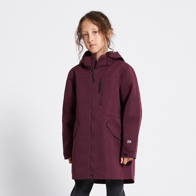 Parka "Romme" Aubergine
