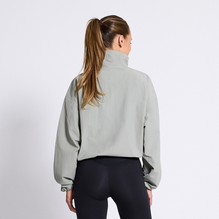 High neck sporty jacket "Windy" Calm Army
