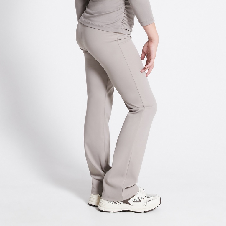 Flared training tights "Bounce" Beige