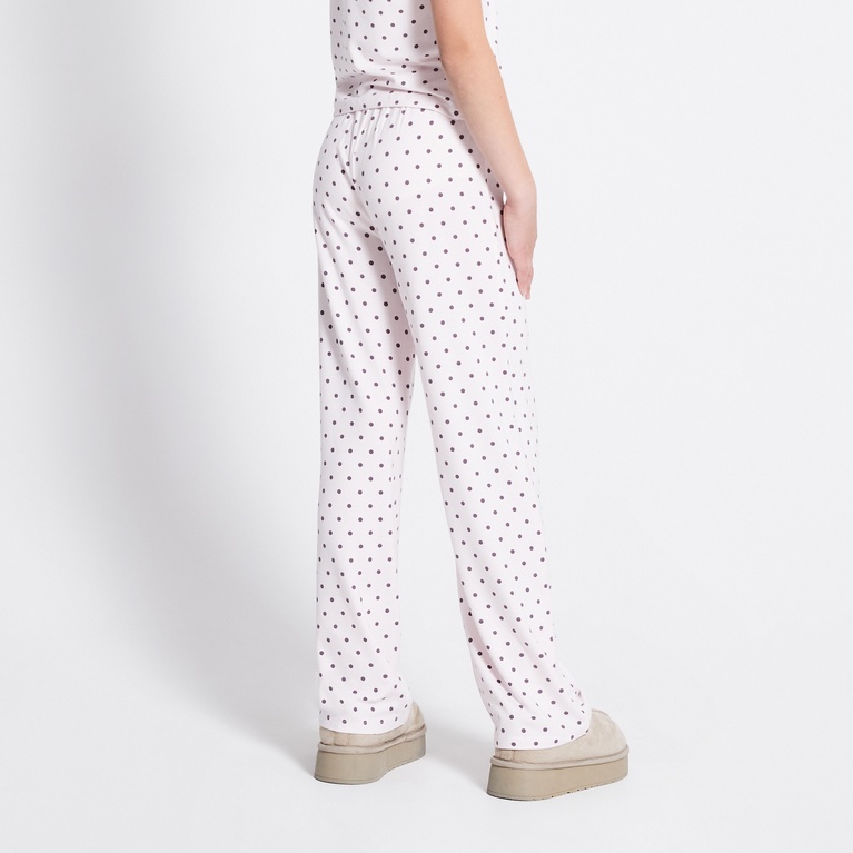 Soft pants "Holly printed star" Light Pink