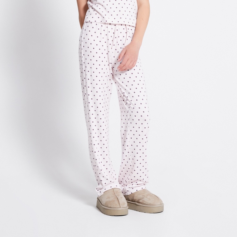Soft pants "Holly printed star" Light Pink