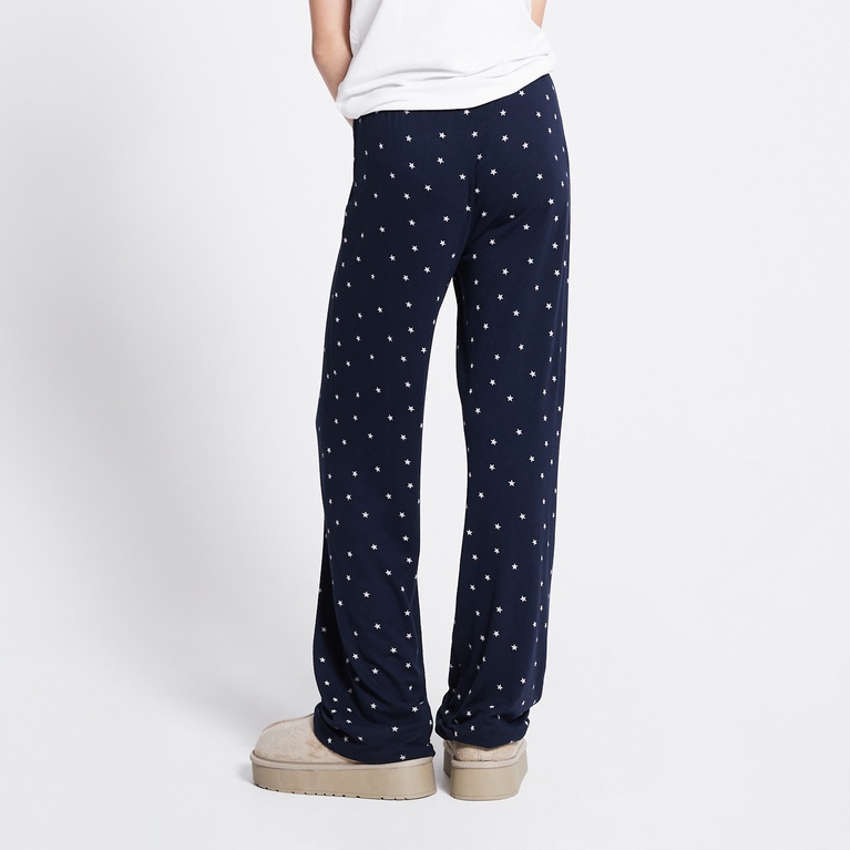 Soft pants "Holly printed star" Navy