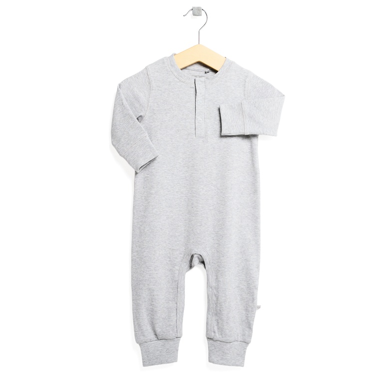 Pajamas "Sleepy ribbed" Grey Melange 2