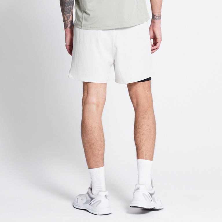 Training shorts "Pace"  Soft White