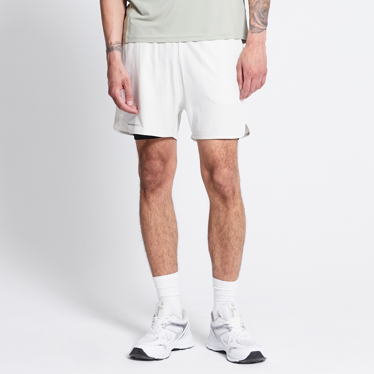 Training shorts "Pace"  Soft White