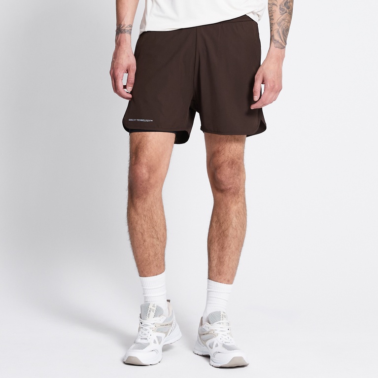 Training shorts "Pace"  Dark Brown