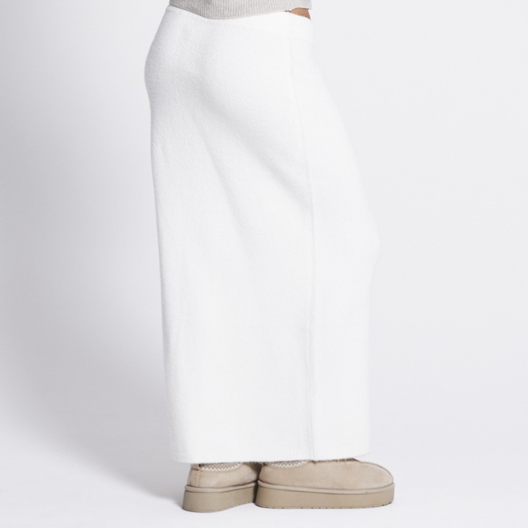 Knit skirt "Embla" Ivory
