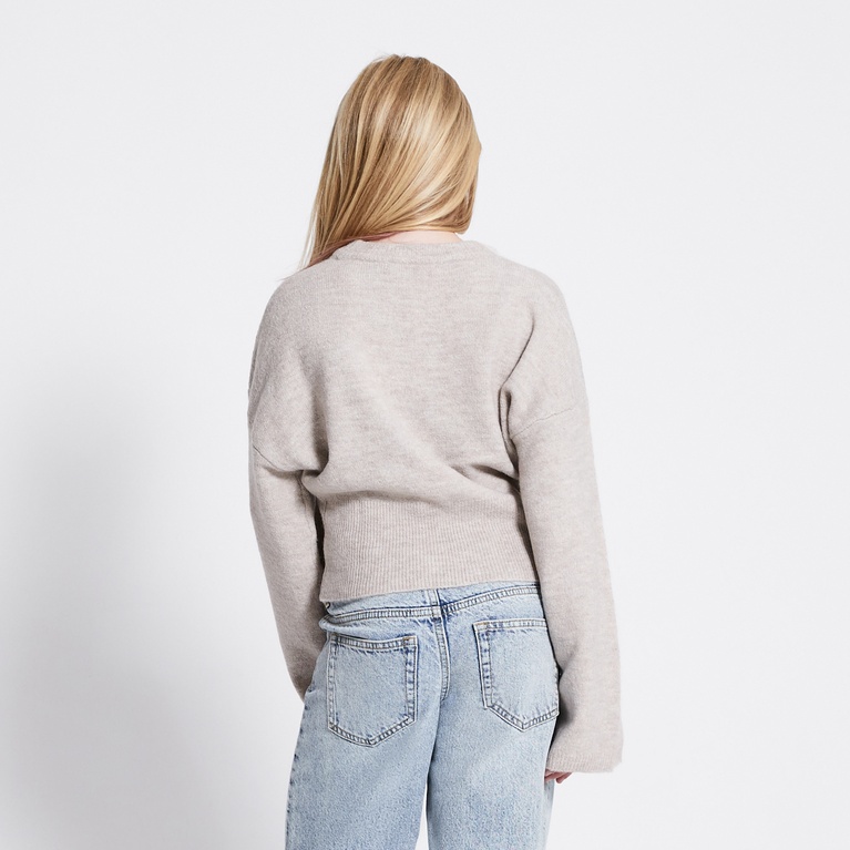 Knit sweater "Hulda" Beige