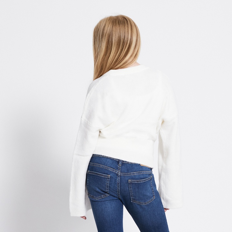 Knit sweater "Hulda" Off white