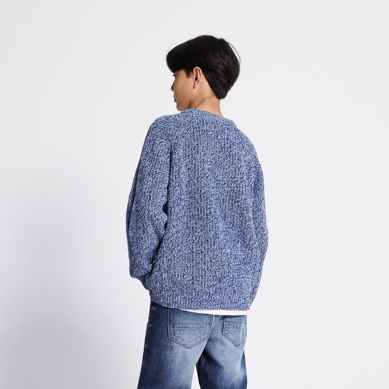 Knit sweater "Rob star" Blue 2