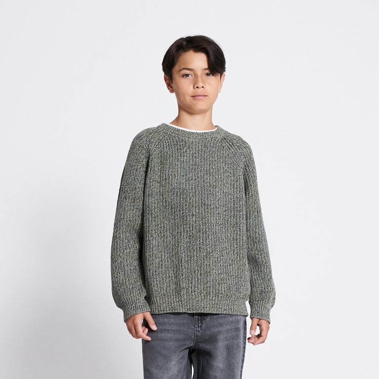 Knit sweater "Rob star" Dark Green