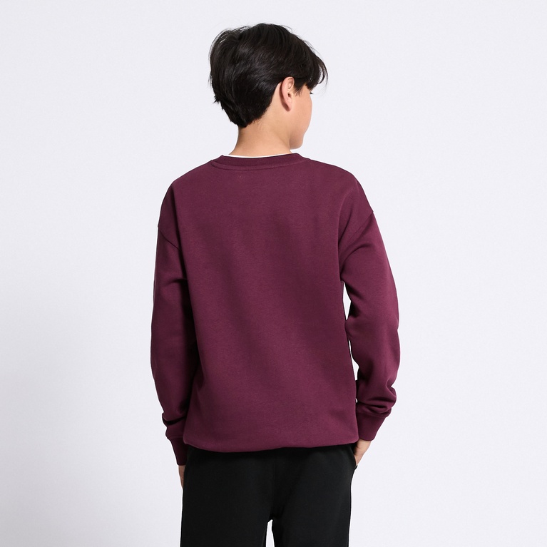 Printed Sweatshirt "Vilgot" Burgundy 2