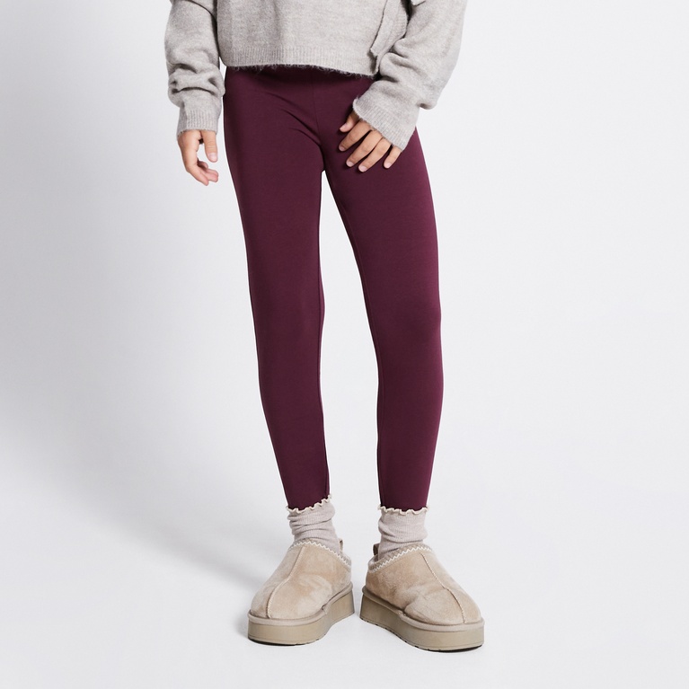Basic leggings "Tilda Star" Light Burgundy