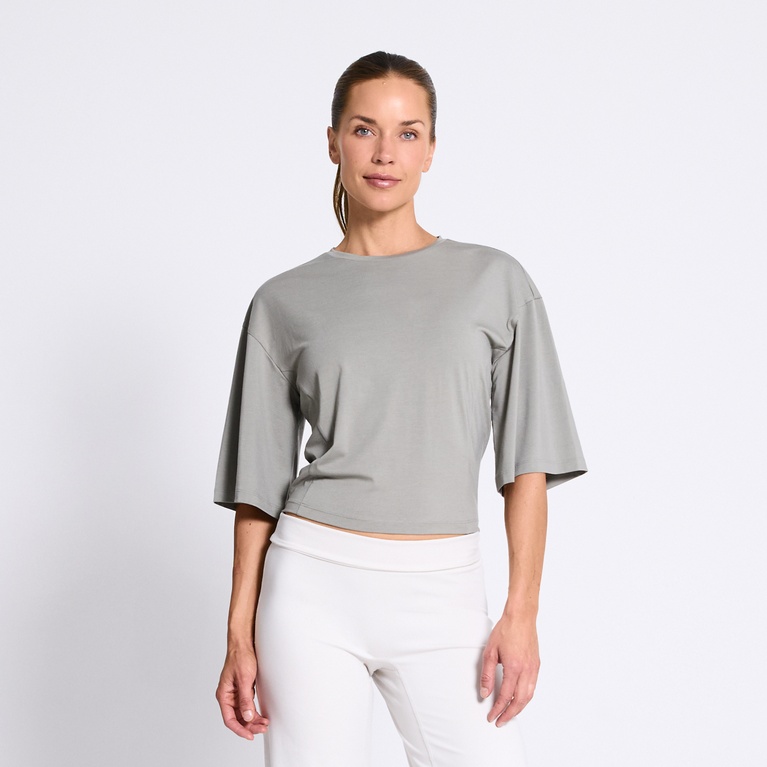 Wide sleeve training tee "Always" Calm Army