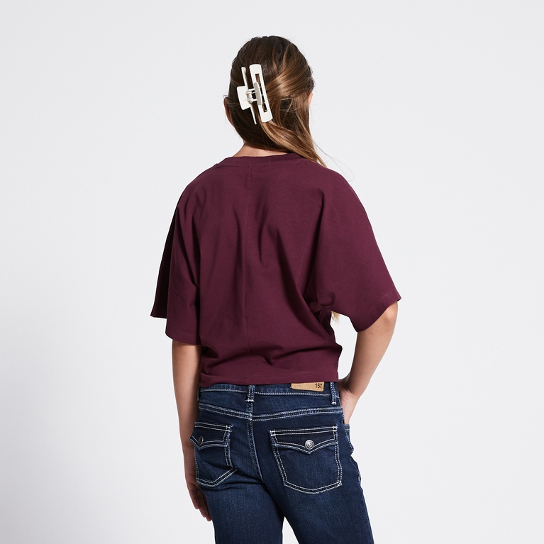Tee top "Emmie star" Light Burgundy