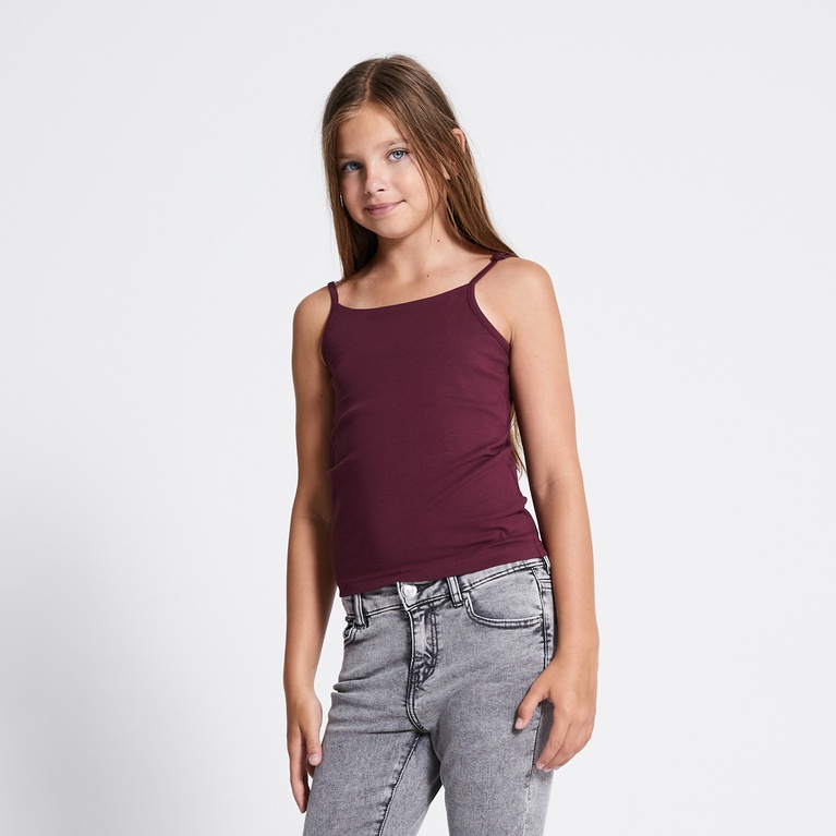Singlet "Lily star" Light Burgundy