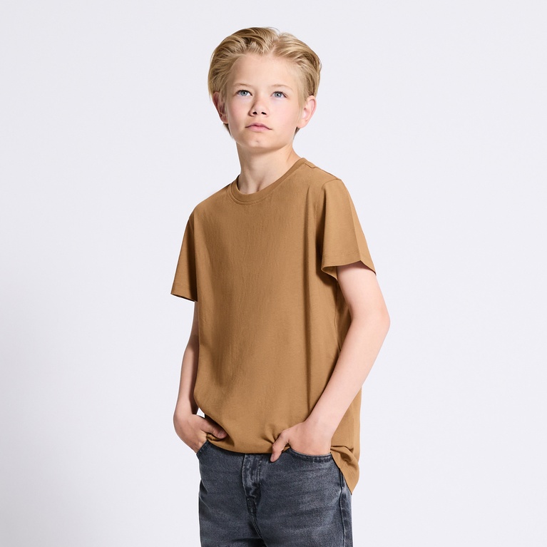 Basic tee "Andie" Toffee