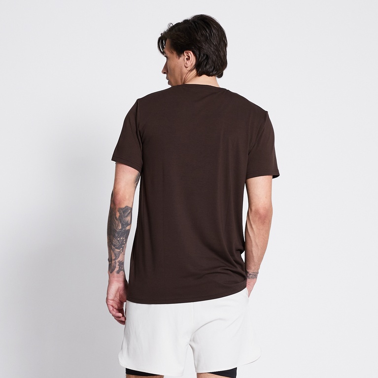 Training tee "Goal Tee" Dark Brown