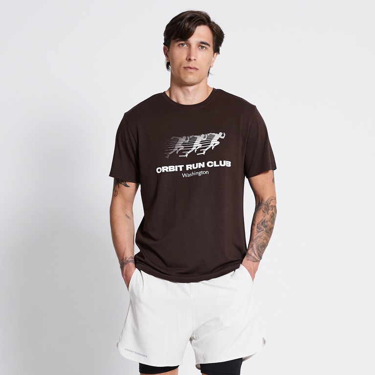 Training tee "Goal Tee" Dark Brown