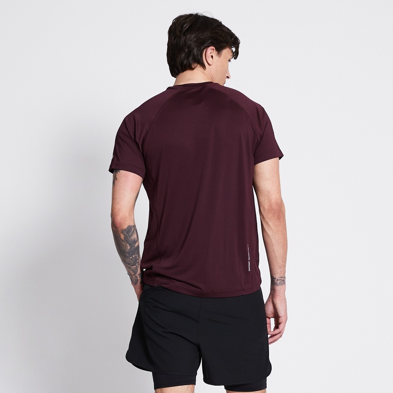Training tee "Ms Run Tee 2.0"  Aubergine