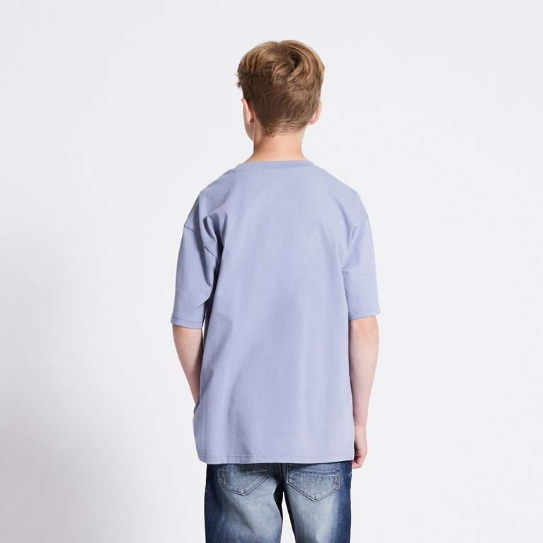 Heavy Tee "William star" Ocean Blue
