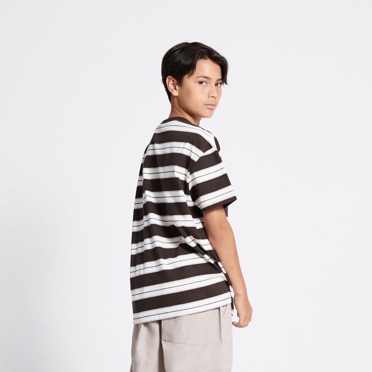 Striped Tee "Wilson stripe" Brown