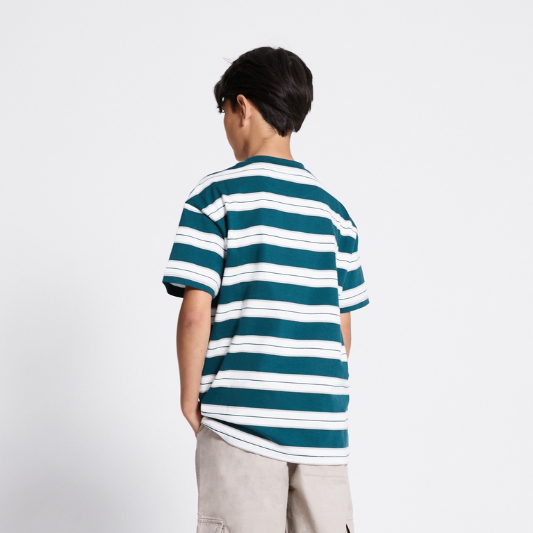 Striped Tee "Wilson stripe" Dark Teal