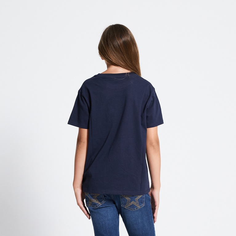 Printed tee "Dusty star" Navy 4
