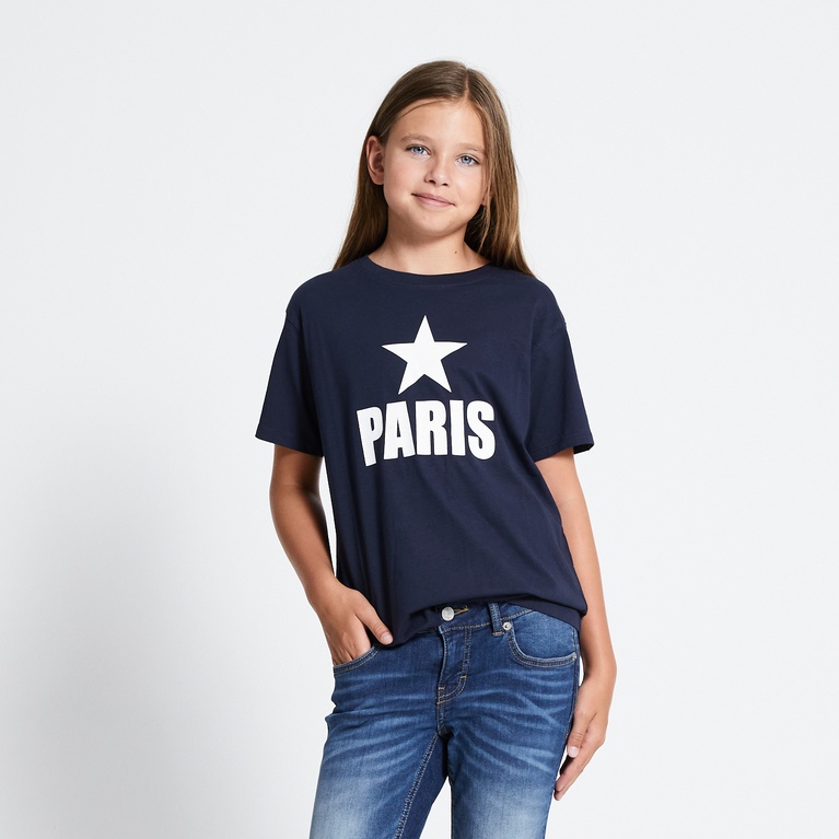 Printed tee "Dusty star" Navy 4