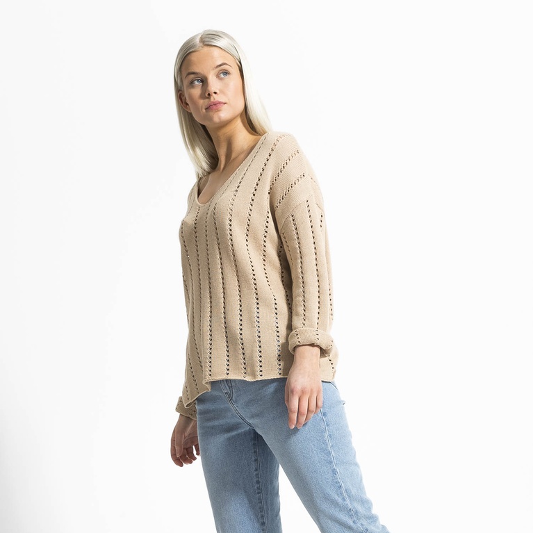 Crochet knit sweater Villemo