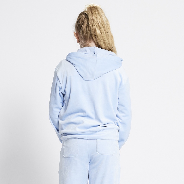Velours-Kapuzenpullover "Ellie star"