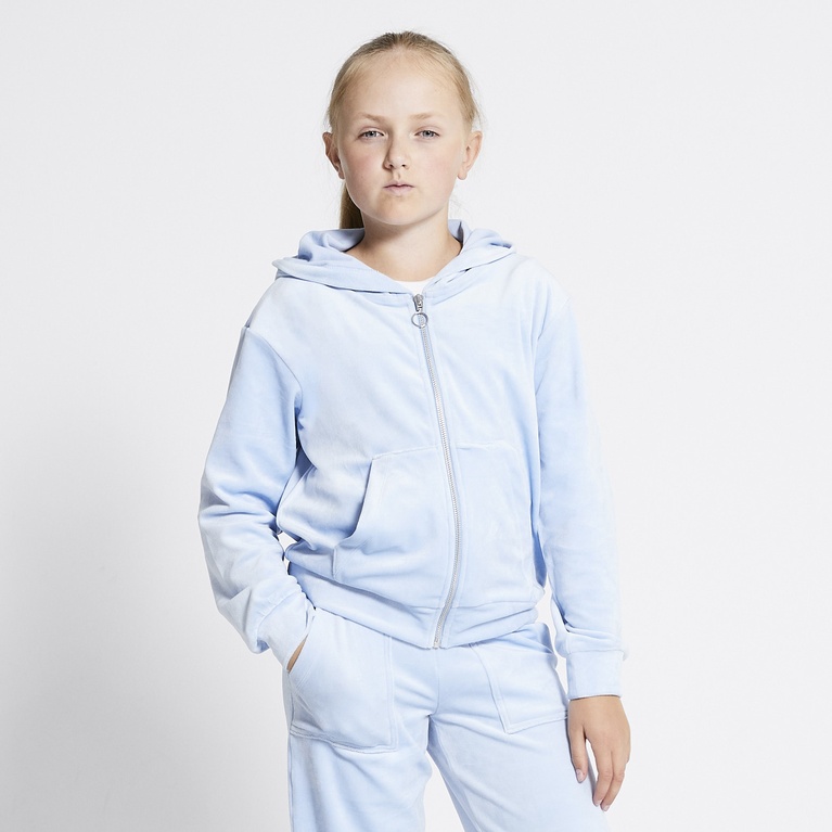 Velours-Kapuzenpullover "Ellie star"