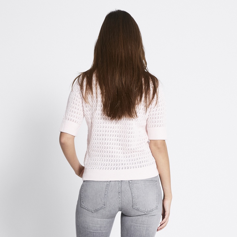 Mönsterstickad tröja "Viola"