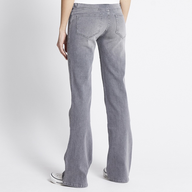 Patch pocket bootcut jeans "Paris Patch"