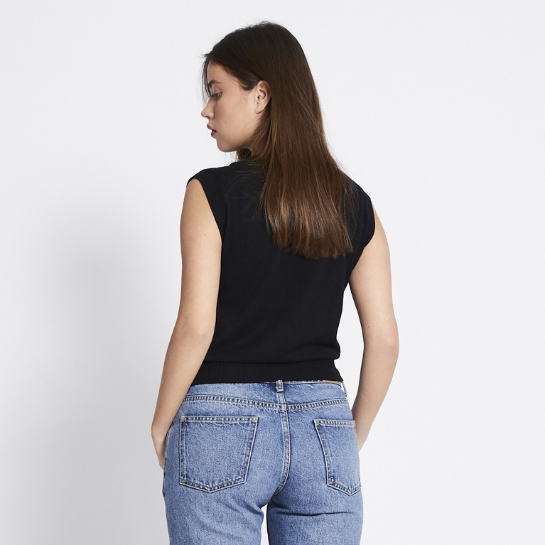 Fine-knit vest "Vickie"