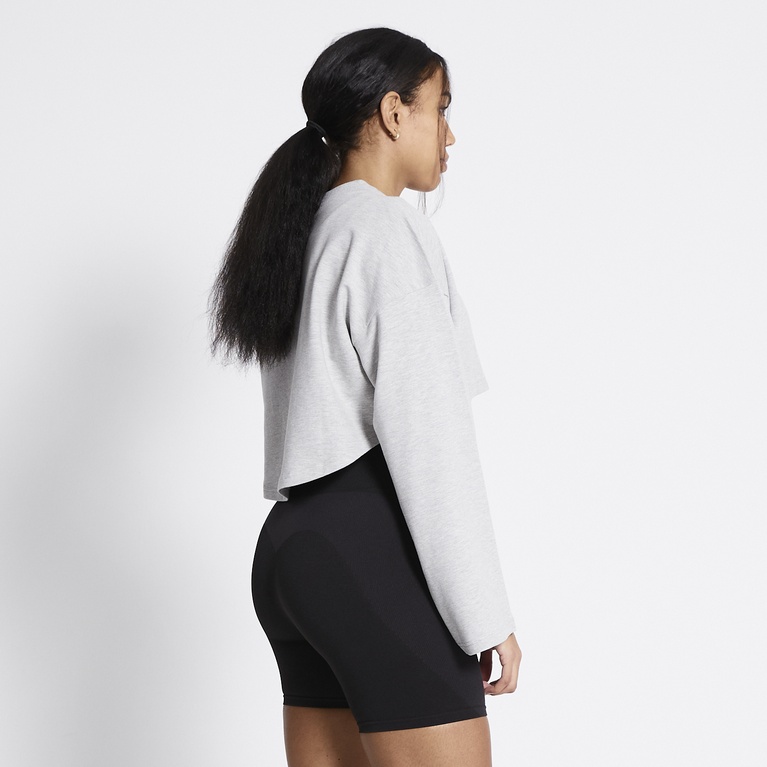 Cropped sweatshirt "Power Crew"