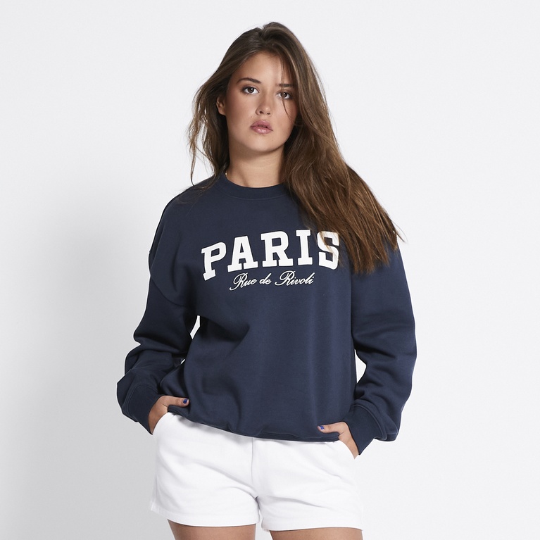 Bedrucktes Sweatshirt "New Crew Print" Bedrucktes Sweatshirt "New Crew Print"