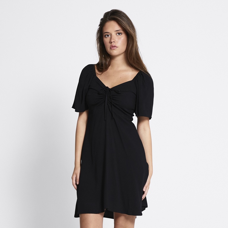 Short butterfly sleeve dress "Rosanna"