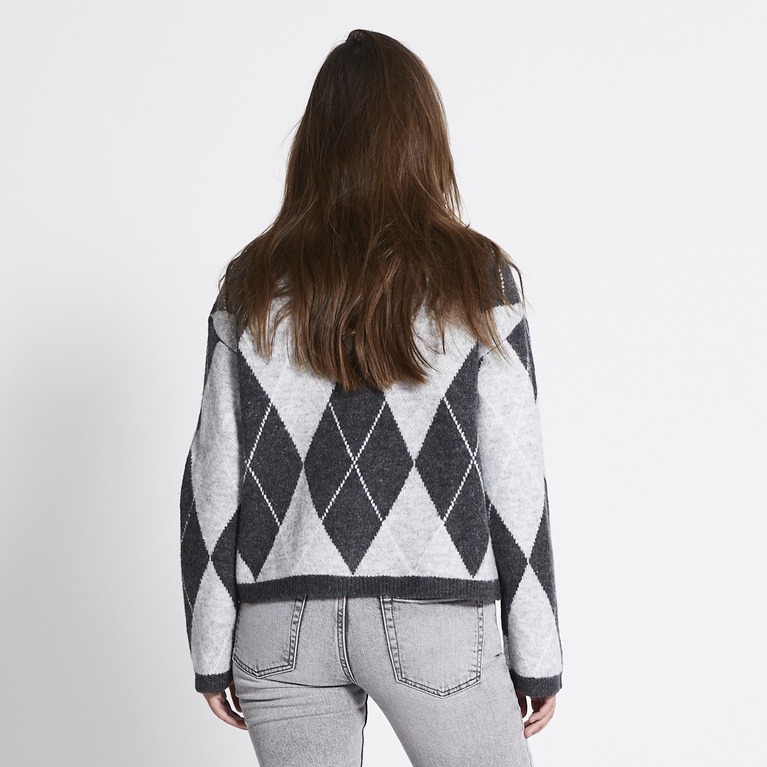 Jacquard-knit sweater "Hazel"