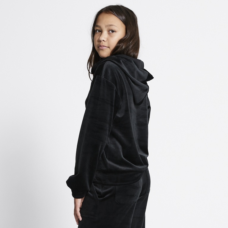 Velours-Kapuzenpullover "Ellie star"