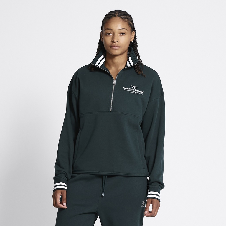 Half zip sweatshirt "Half zip collar jacket"