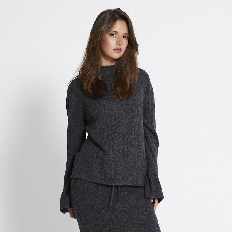 Rib-knit sweater "Kitty"
