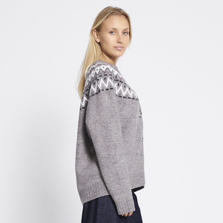 Pattern knit cardigan "Astrid"