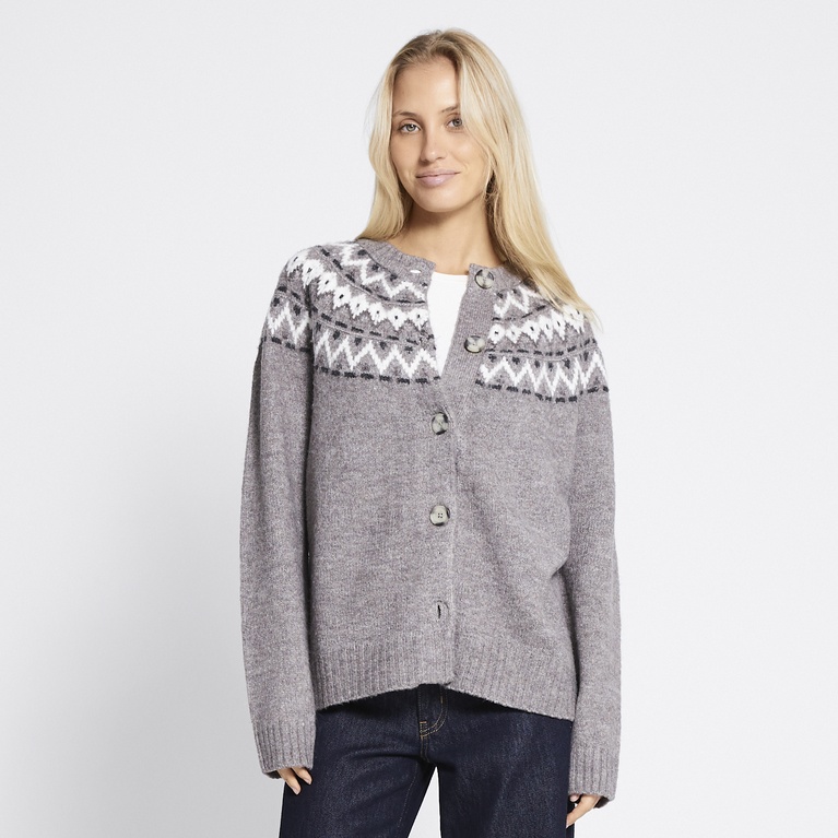 Pattern knit cardigan "Astrid"