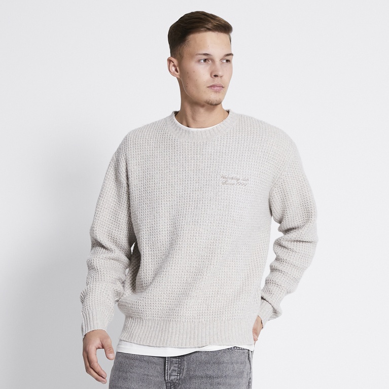 Knit sweater "Wave waffle"